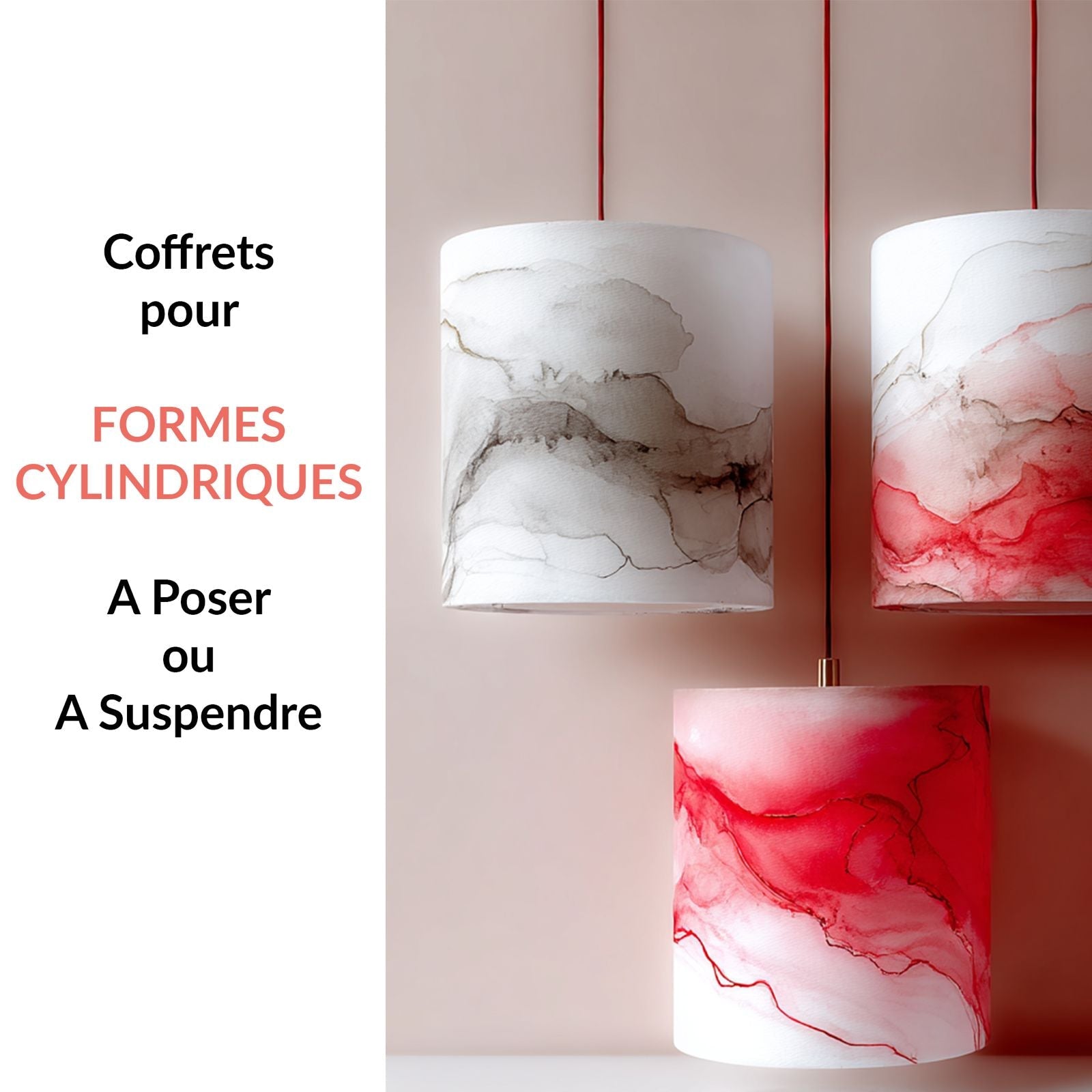 Cylindriques à suspendre ou à poser