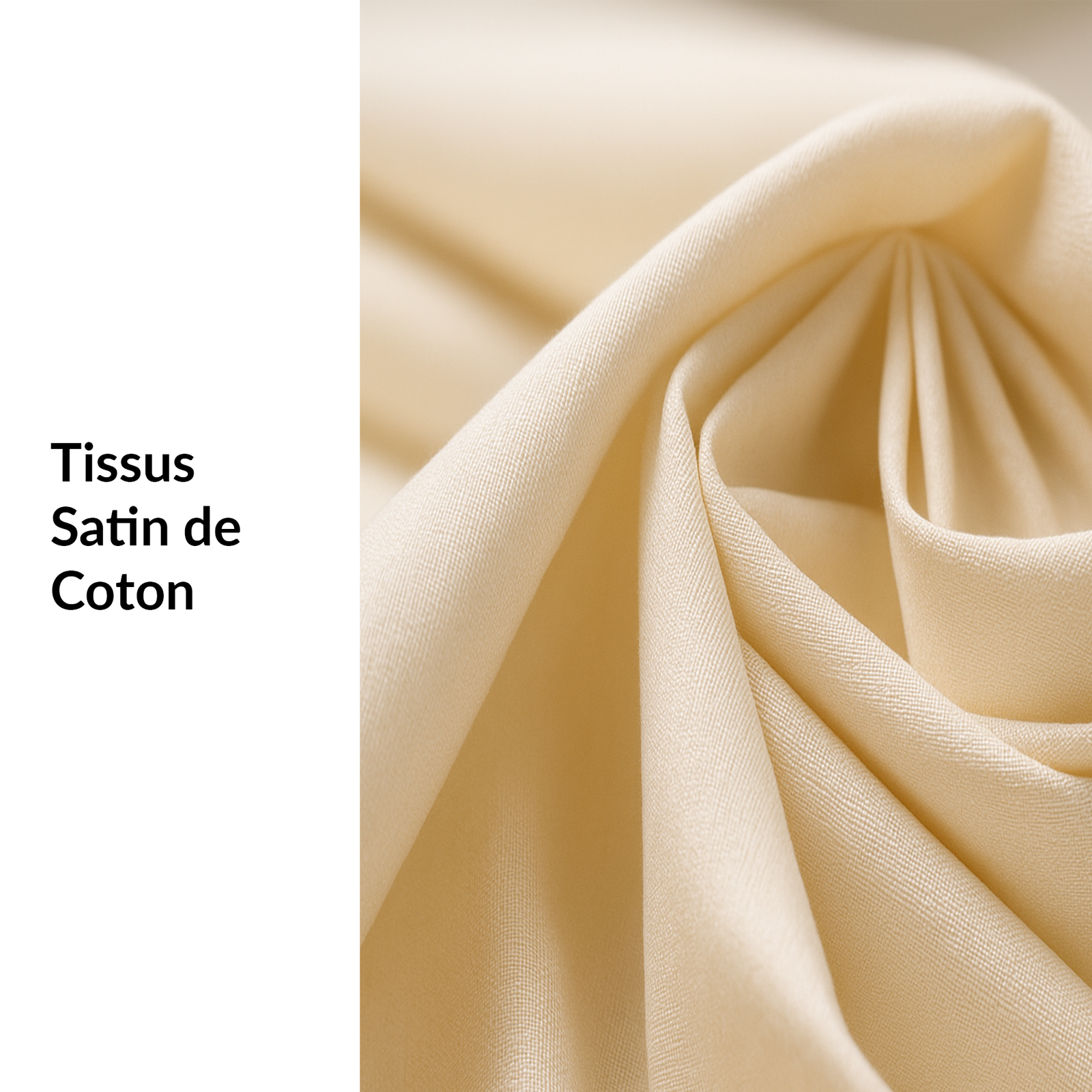 Tissus en Satin de coton