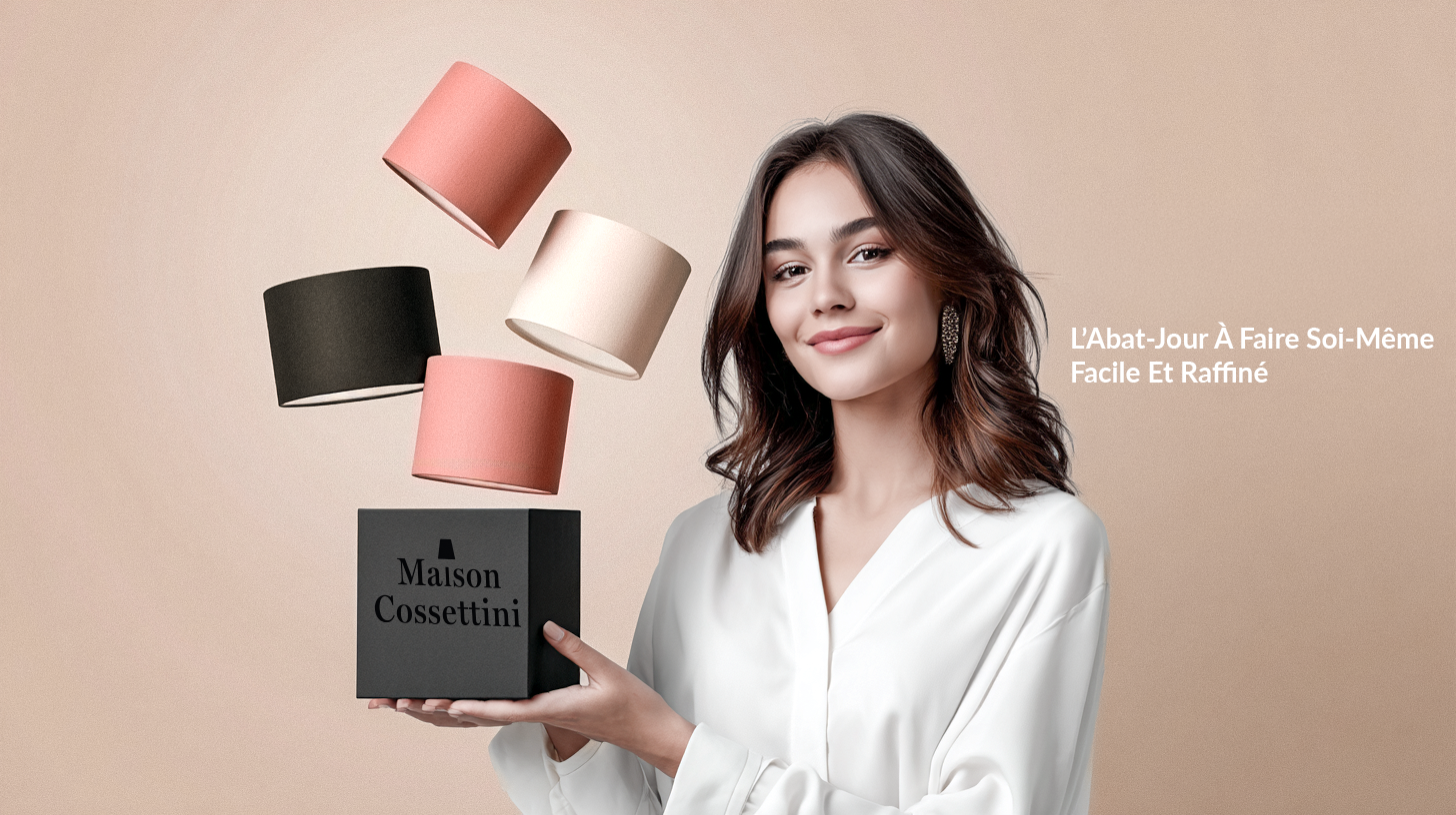 Bandeau de présentation Maison Cossettini, dans des tons chauds faisant écho aux tons de l'atelier